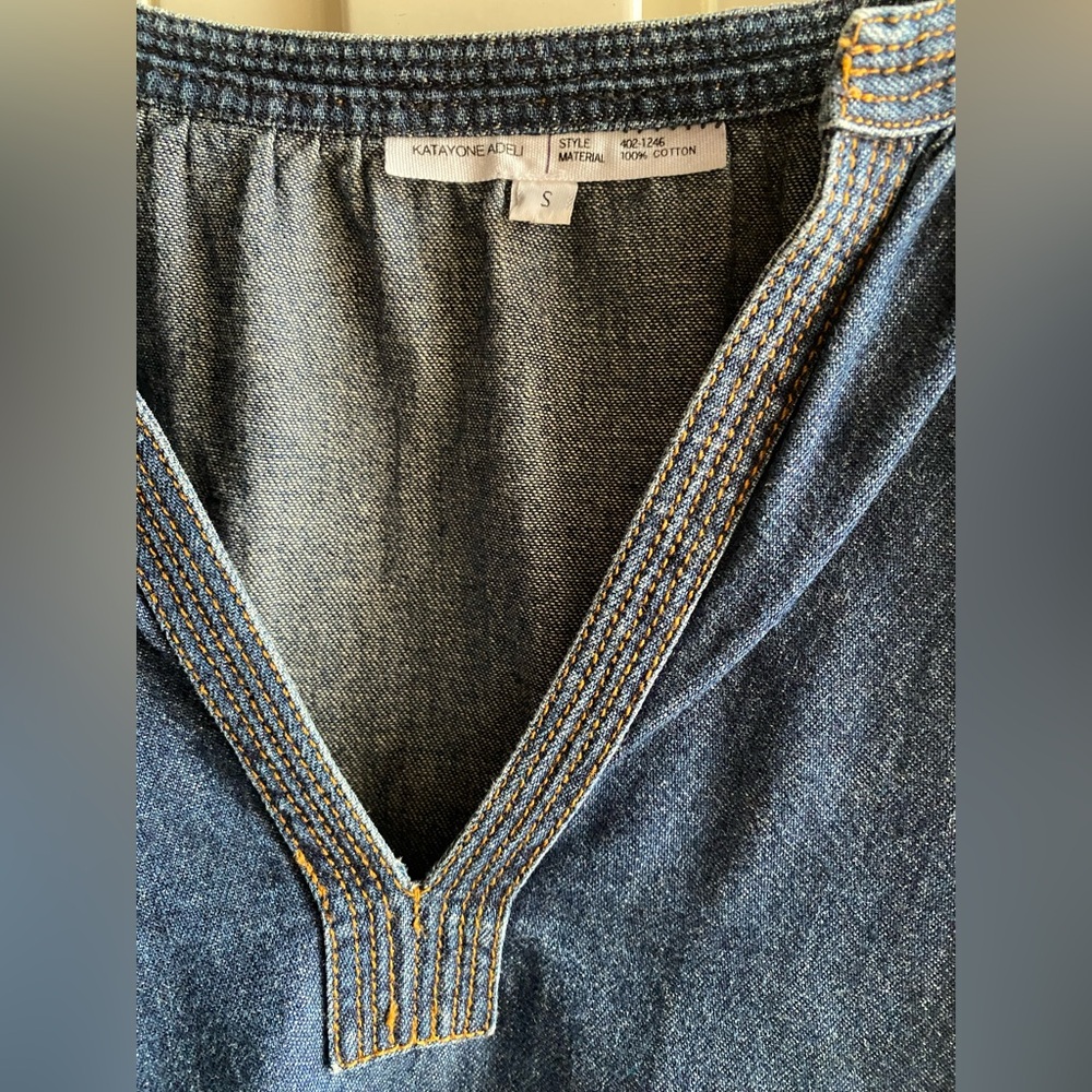 Katayone Adeli denim tunic - Picture 3 of 4